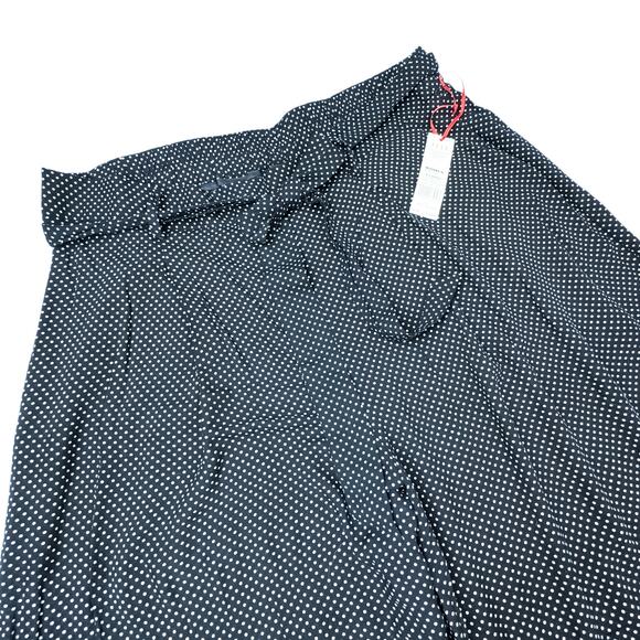 Elle Women's Black & White Polka Dot Pants - Size XL - Picture 5 of 7